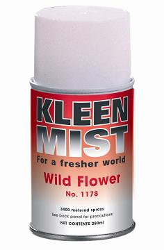 Kleen Mist metred 

aerosols x 12 Cans