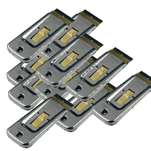 10 x 1.5in Retractable Pocket Scrapers