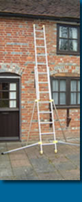Ladder Stabilising System c/w Ground Leveler